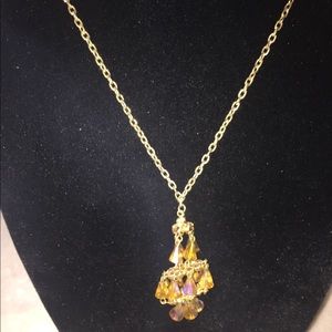 Vintage chandelier necklace
